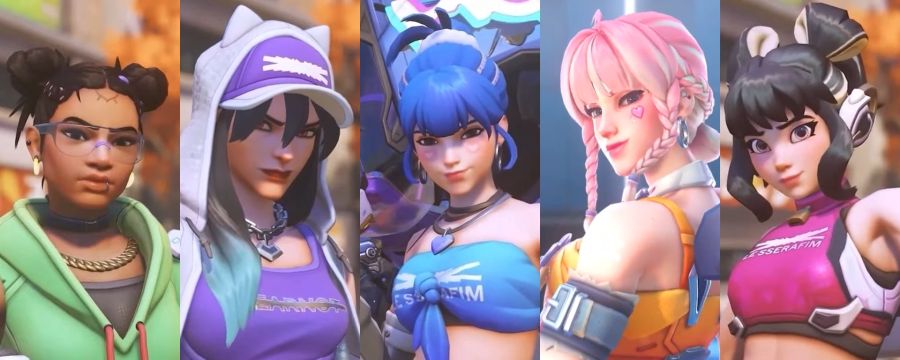 오버워치2 르세라핌 콜라보 FEARLESS 신규 스킨 공개_1.jpg