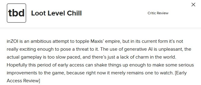 인조이(inZOI) - 메타크리틱 등재 얼리 액세스 리뷰 & 소감_16.jpg