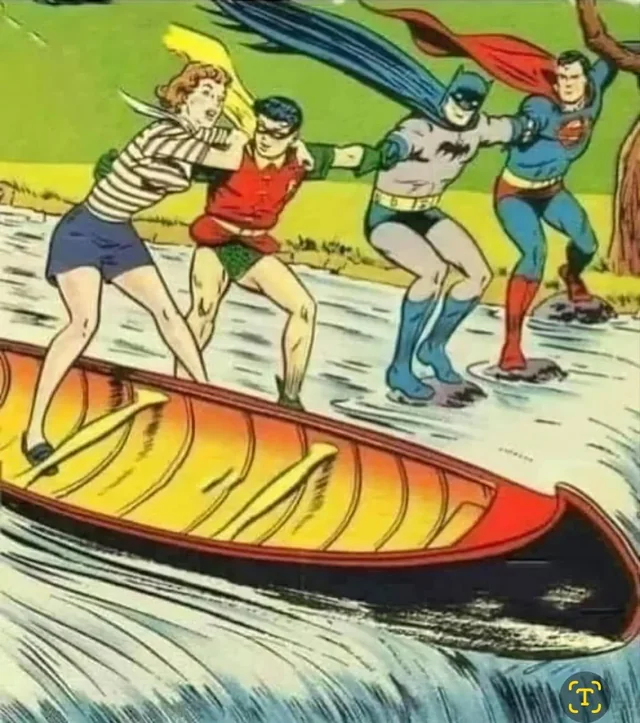 위험에 빠진 시민을 구하는 수퍼맨과 배트맨.webp_1.webp