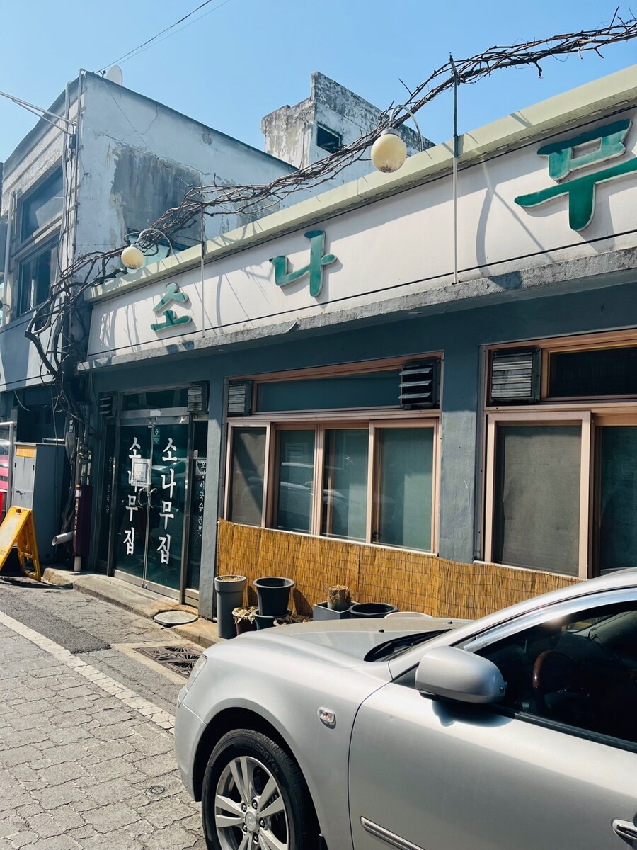 대전 노포 소나무집 오징어 찌개 두부부침 생막