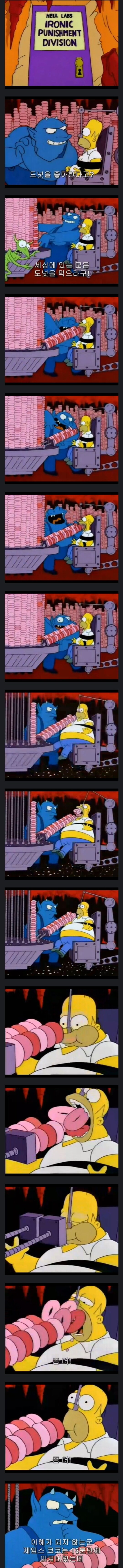 심슨가족) 도넛지옥에 빠진 호머와 그 전말_2.jpg