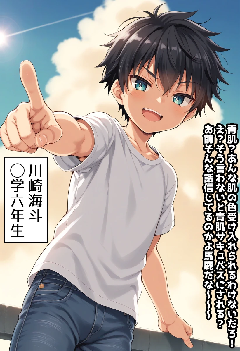 남자아이가 일어나보니 푸른피부음마로 TS되었다_1.webp