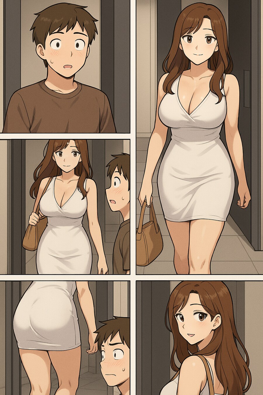 GPT야 동탄 미시 누나 6컷 만화 그려줘_1.png