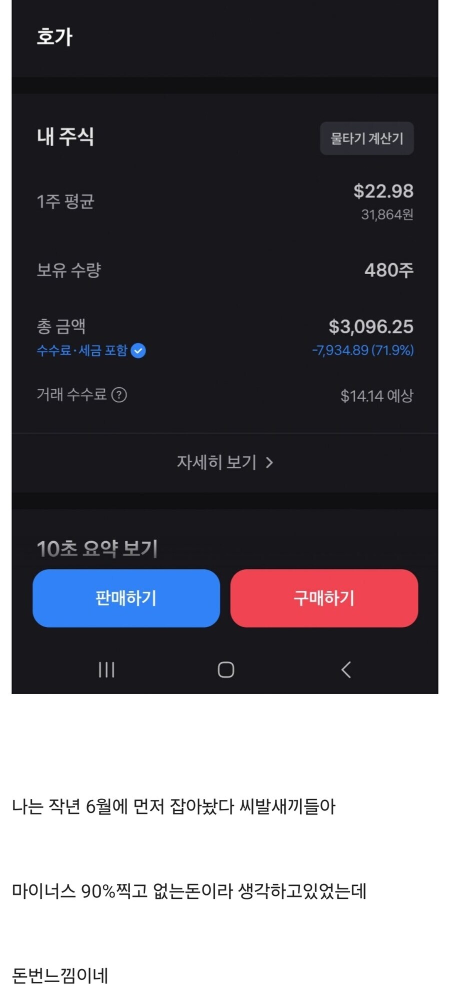 테슬라 장기 투자해서 이번에 이득 봤다는 투자자.jpg_1.jpg