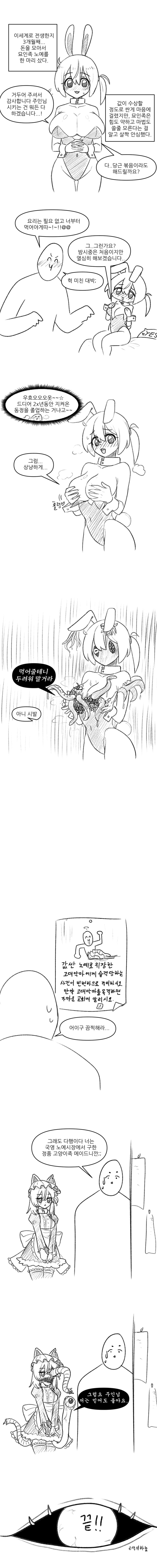 바니걸 메이드를 먹는 만화.manhwa