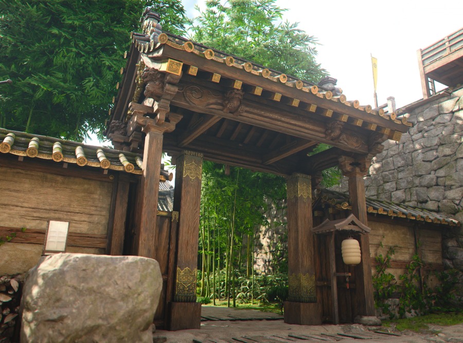 스샷) 어크 섀도우스 - 포토 모드 배경스샷 - 드뎌 오사카성이군요 ㅎㅎ_7.jpg