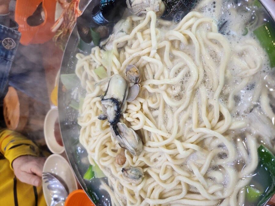 논산 강경해물칼국수