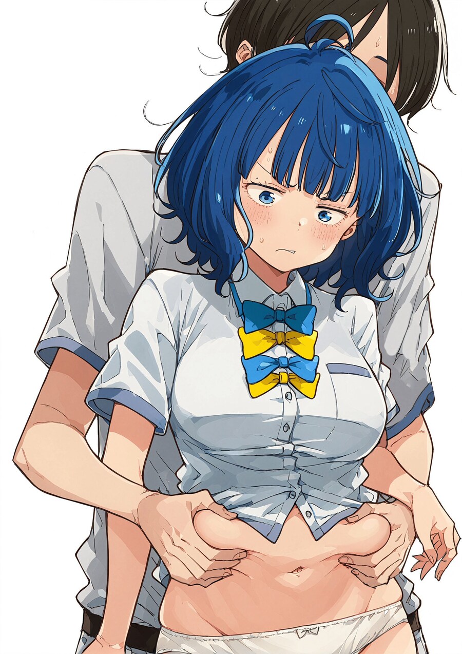 패배히로인) 2기 결정 기념 뱃살_1.jpg