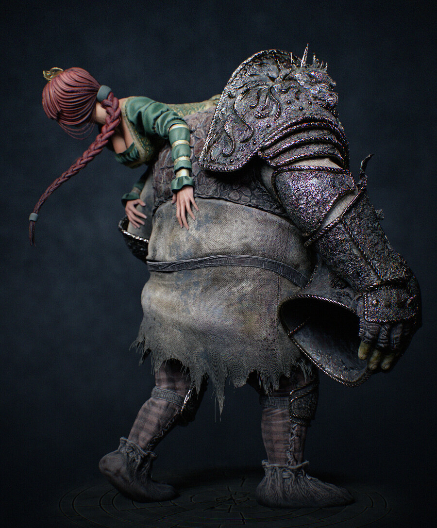 퇴근 후 피오나(인간폼) 공주 침대로 가져가는 슈렉_4.jpg