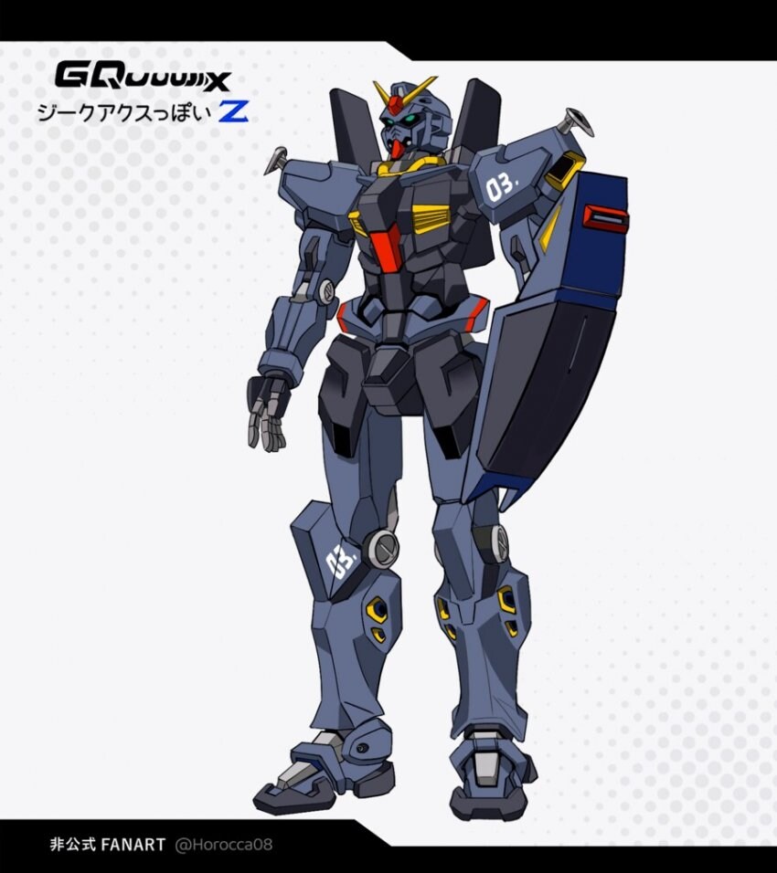 건담) "지쿠악스 그림체로 Z건담을 그려보았다"_5.jpg