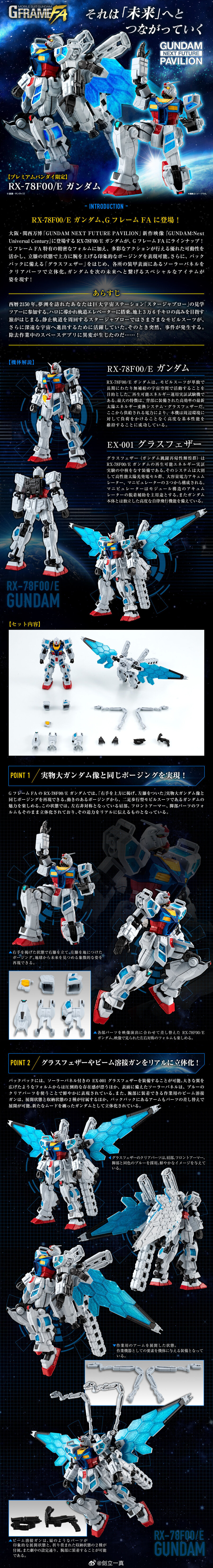 [반다이식완] 건담G 프레임 FA RX-78F00/E 건담_1.jpg