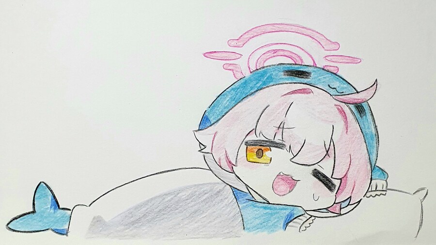 블루아카) 아저씨 색칠 끝!_1.jpg