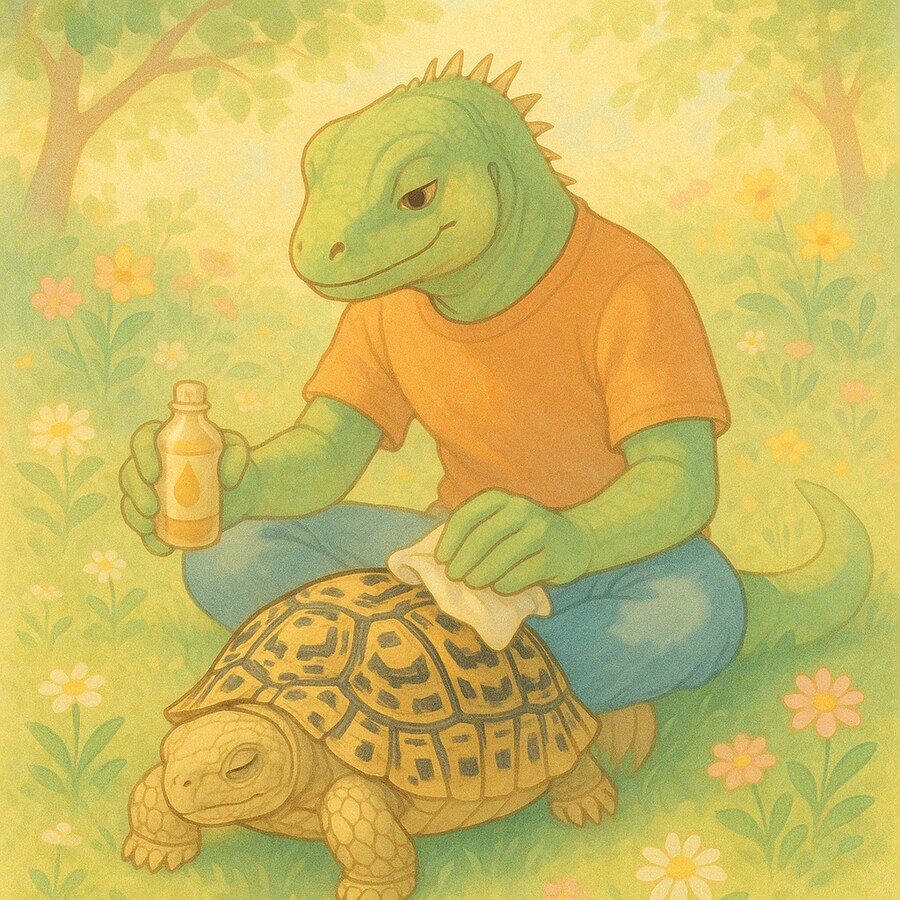 (스압주의)레오파드 육지거북이 골드 대리고 산책 나왔습니다._46.png