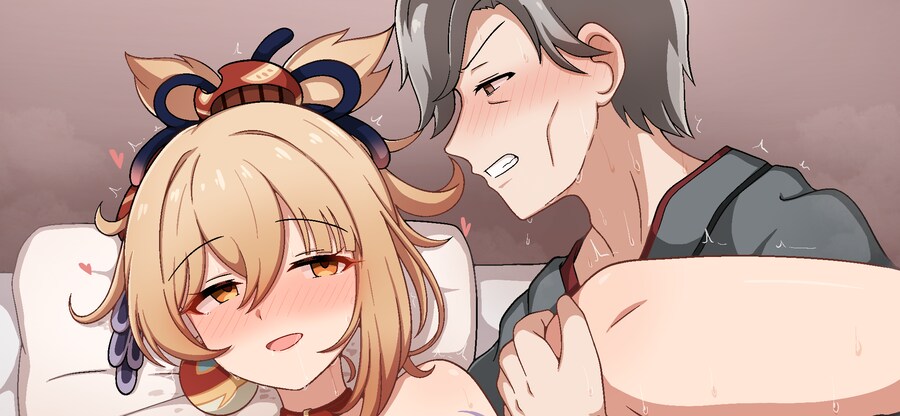 원신) 자랑) 요이미야 커미션 팬아트 술취한 불효녀 만화._2.png