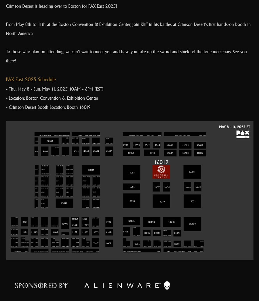 붉은사막, pax east 2025 델 에어리언웨어 게이밍 노트북 공식 협업_1.png