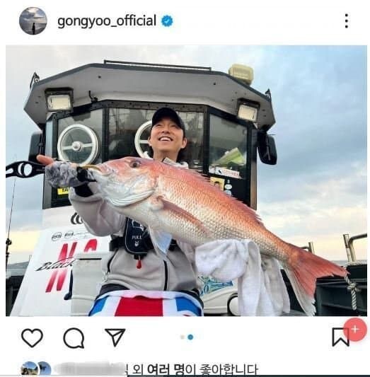 속보) 배우 공유 별안간 SNS에 대물 큰돔 인증 논란 ㄷㄷㄷ_1.jpg