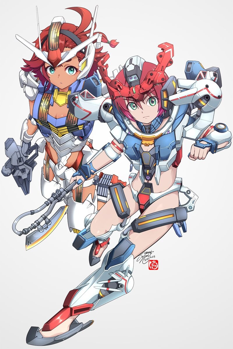 [건담] 여자 주인공들이 나오니 좋으네_3.jpg