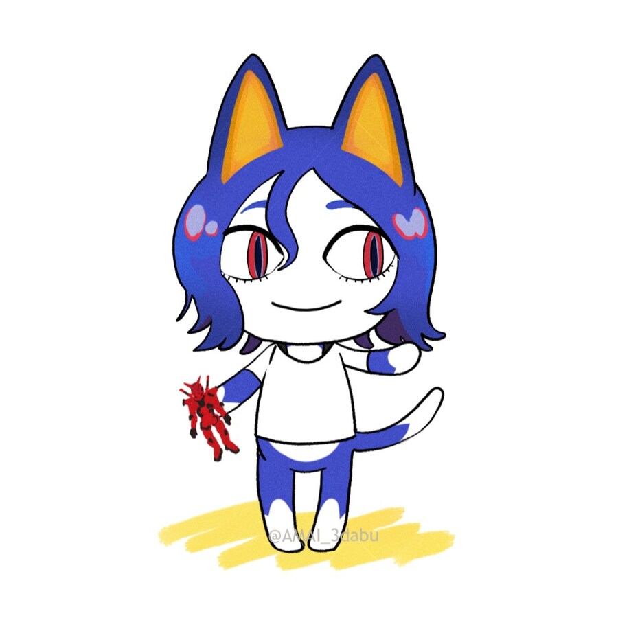 건담, 동숲) 낯선고양이 슈우지_1.jpg