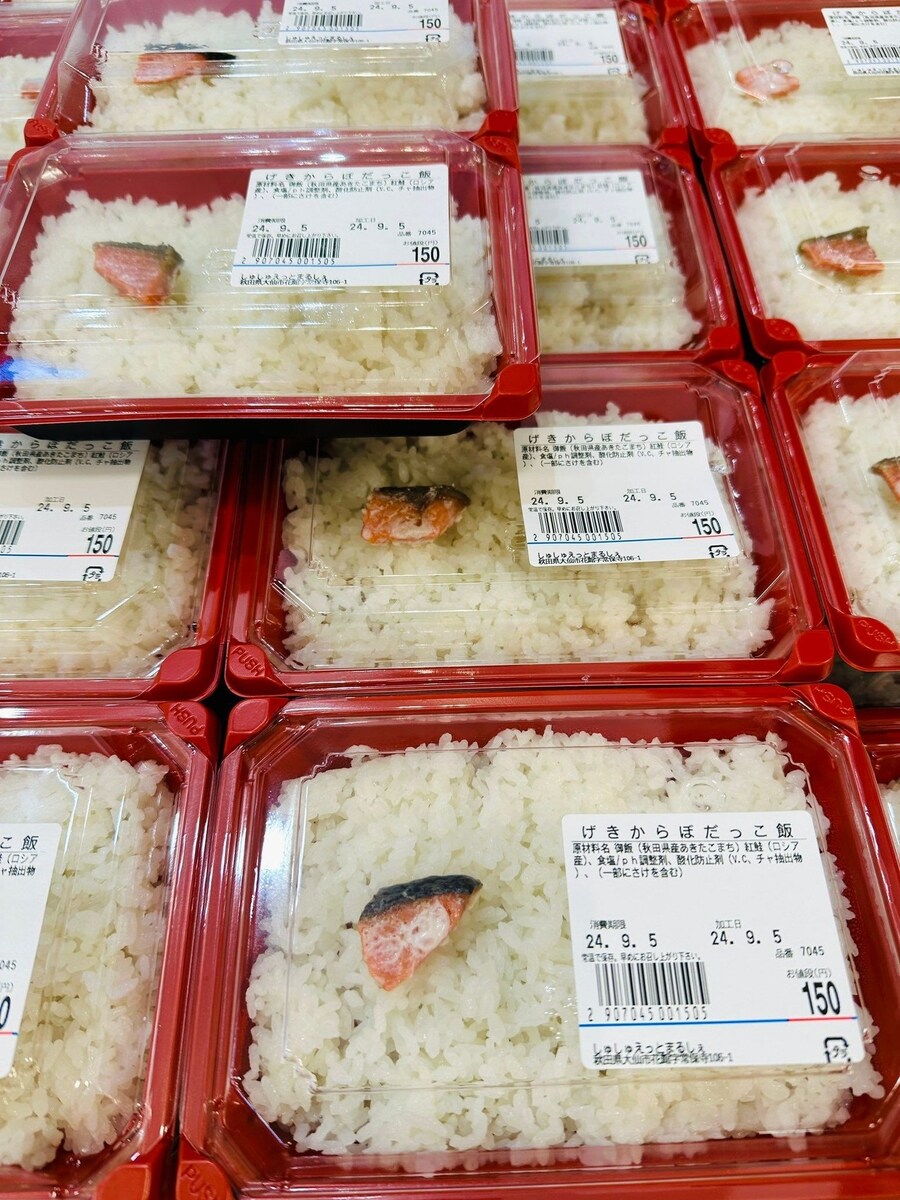 일본 연어 찌끄레기 도시락이 다른 버전도 있더라_1.jpg