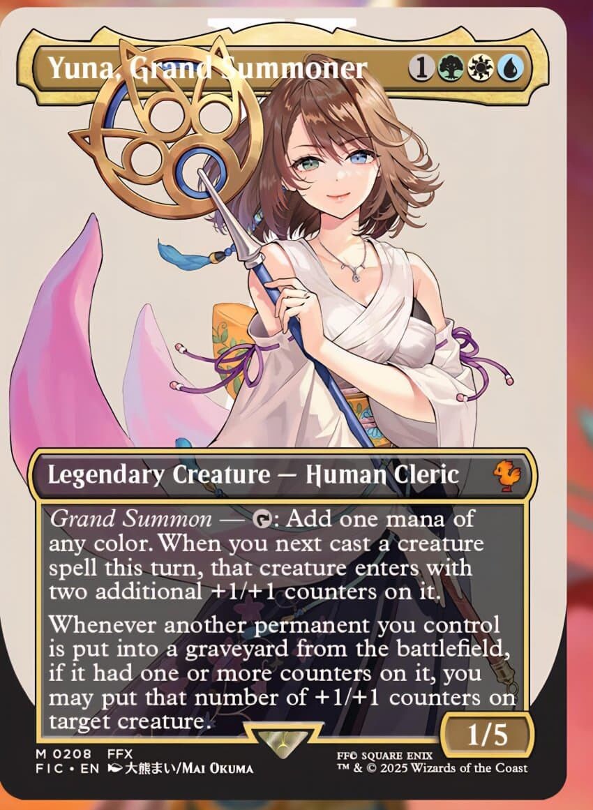 [MTG] 매직 더 개더링에 파판 유우나 등장!_1.jpg
