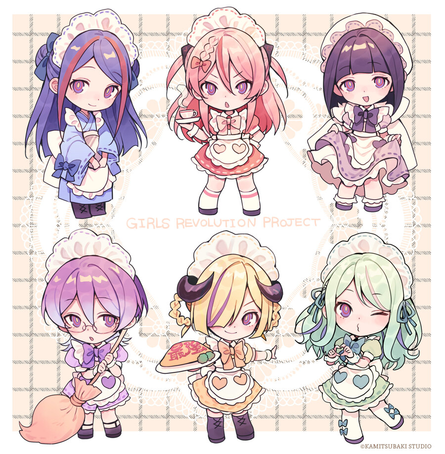 버츄얼유튜버 카미츠바키 소녀메이드혁명계획