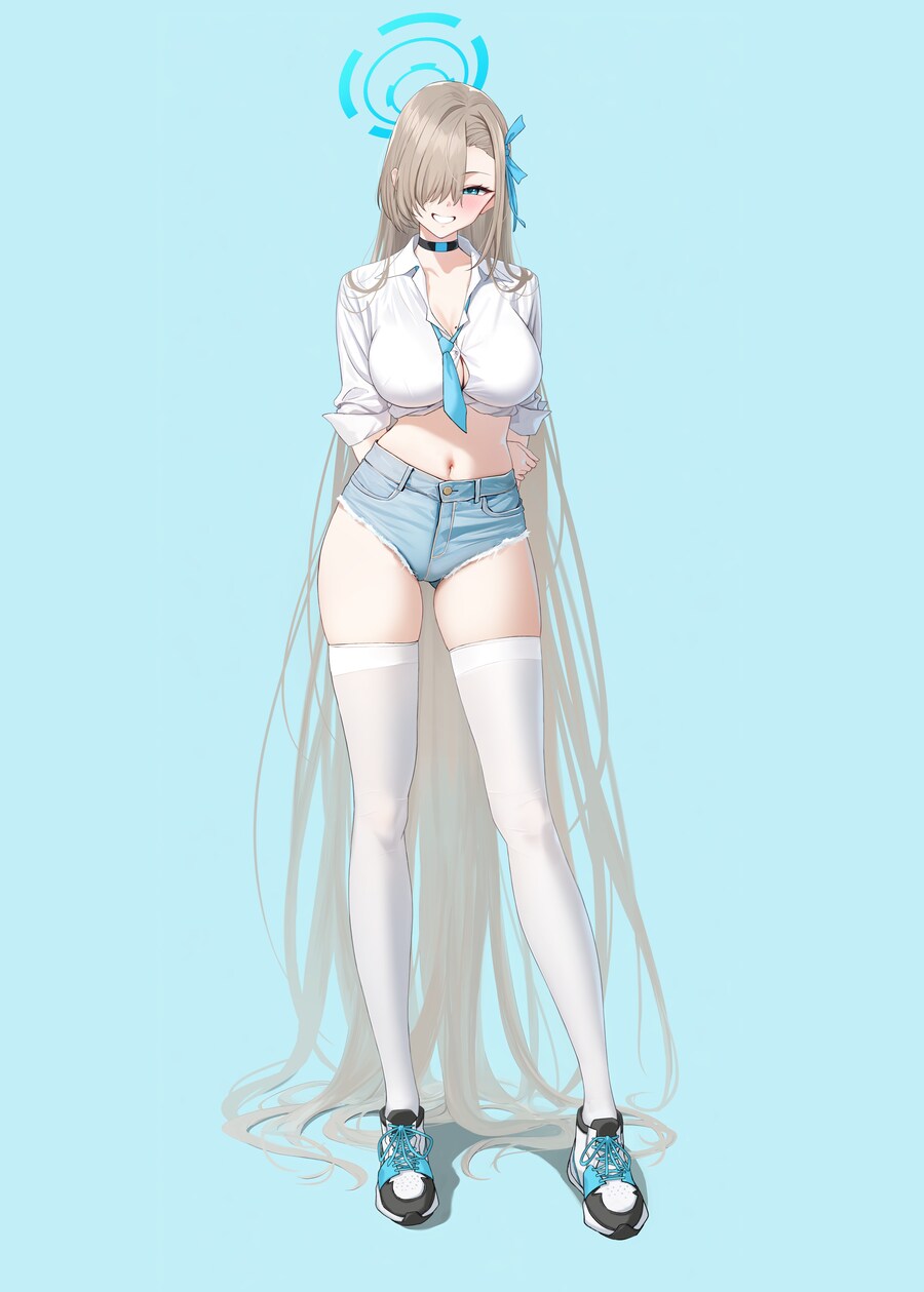 블루아카) 모닝글 여름패션 가슴 크고 예쁘면 다인가? 짤
