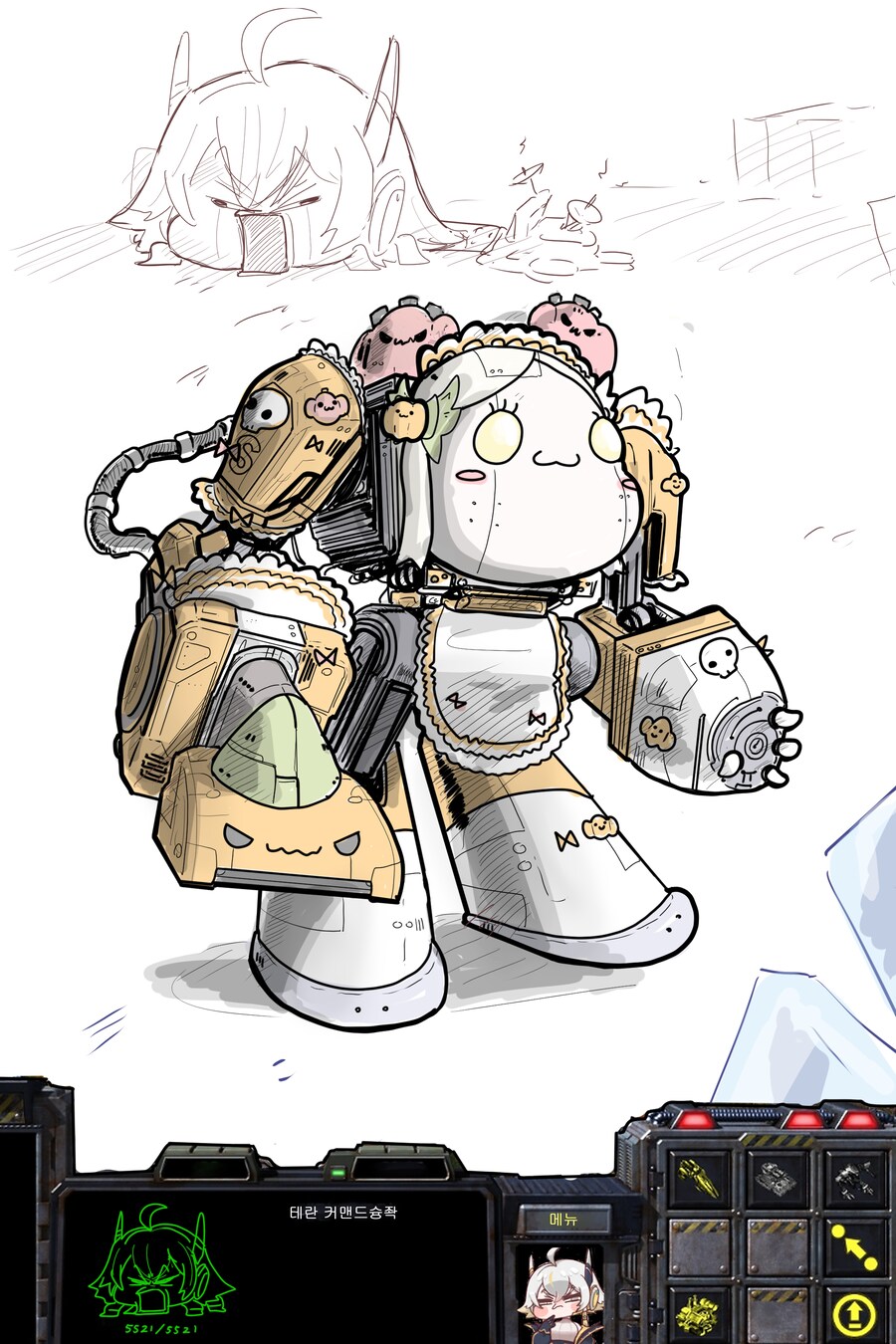 트릭컬)스피키크래프트 그려왔어요_3.png