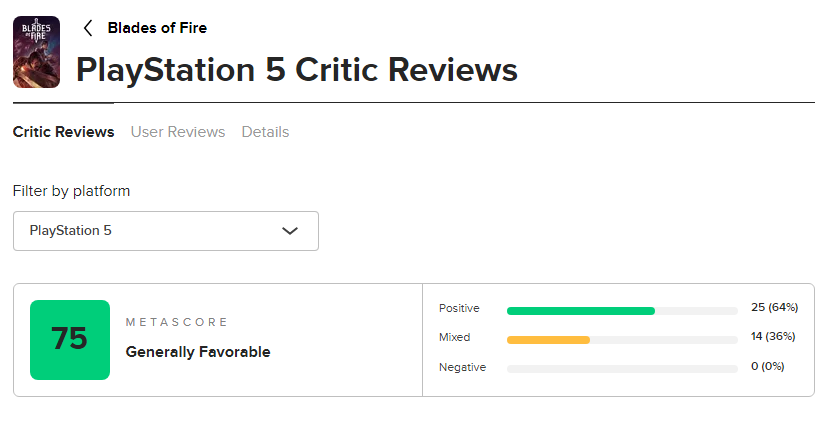 블레이드 오브 파이어 출시및 메타크리틱 등재_9.png