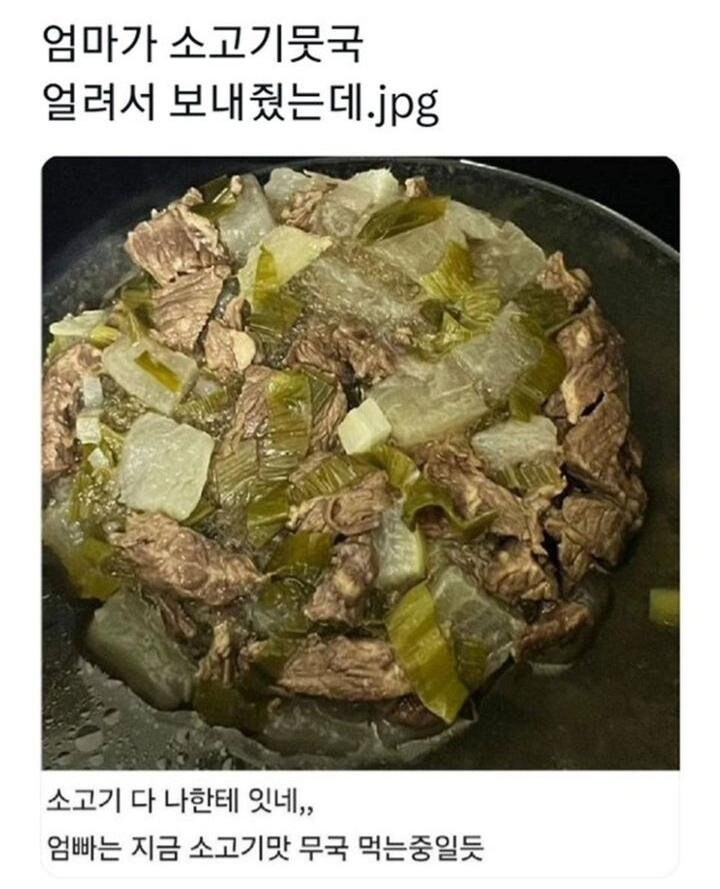 엄마가 소고기뭇국 얼려서 보내줬는데.JPG_1.png