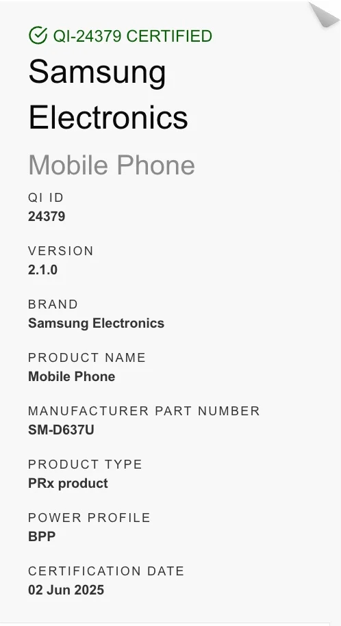 갤럭시 Z 폴드7, Qi2 충전 첫 탑재 유력_1.webp