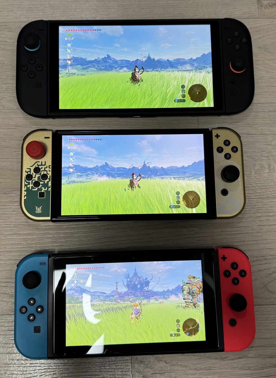 스위치1이랑 비교해보니 lcd라도 다르긴 하네요_1.jpg