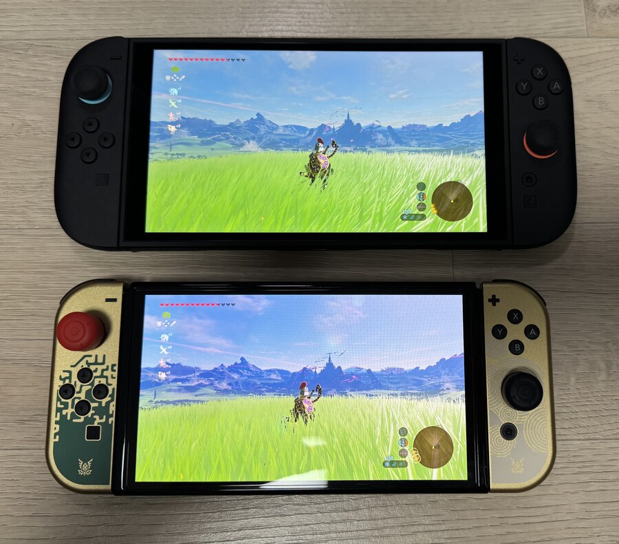 스위치1이랑 비교해보니 lcd라도 다르긴 하네요_2.jpg