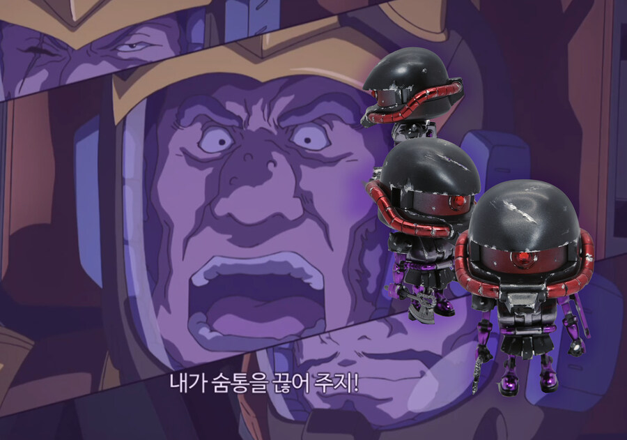 자쿠군, 검은 삼연성 버전 오버코팅&데미지_10.jpg