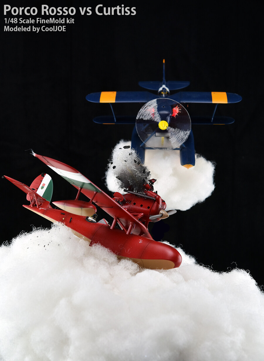 1/48 붉은돼지 도그파이트 디오라마 완성_4.jpg