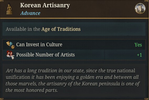 유로파 유니버설리스 5, 한반도 관련 정보_1.png