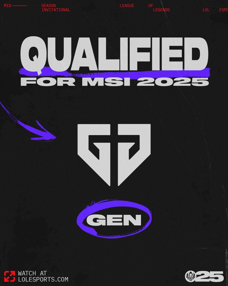 [LOL] Gen.G Esports, 2025 MSI 진출 확정_1.jpg