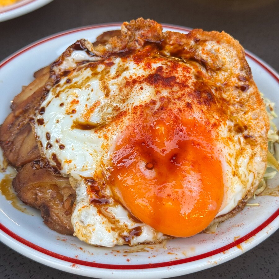 일본, 어떤 음식점의 차슈 계란프라이🥓🍳_1.jpg