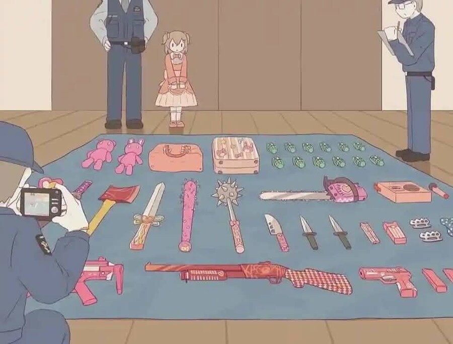 경찰에 체포된 마법(?)소녀.JPG_2.jpg