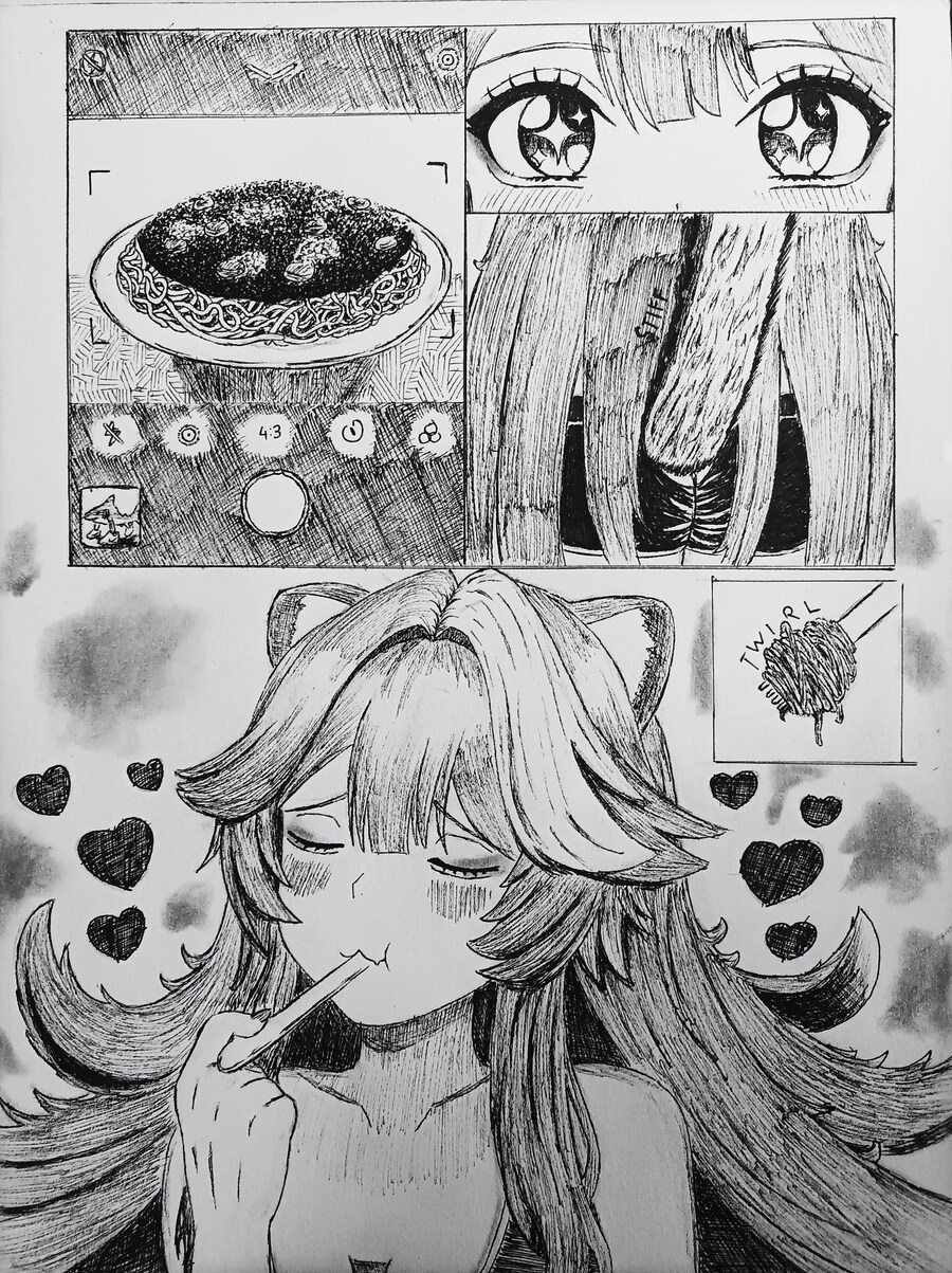 버튜버) 라오라가 정통 이탈리안 스파게티 해먹는 만화_3.png