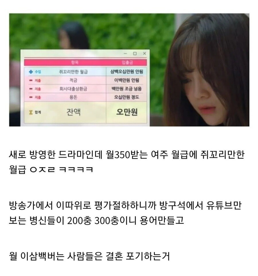 드라마 속 쥐꼬리만한 월급 논란_1.jpg