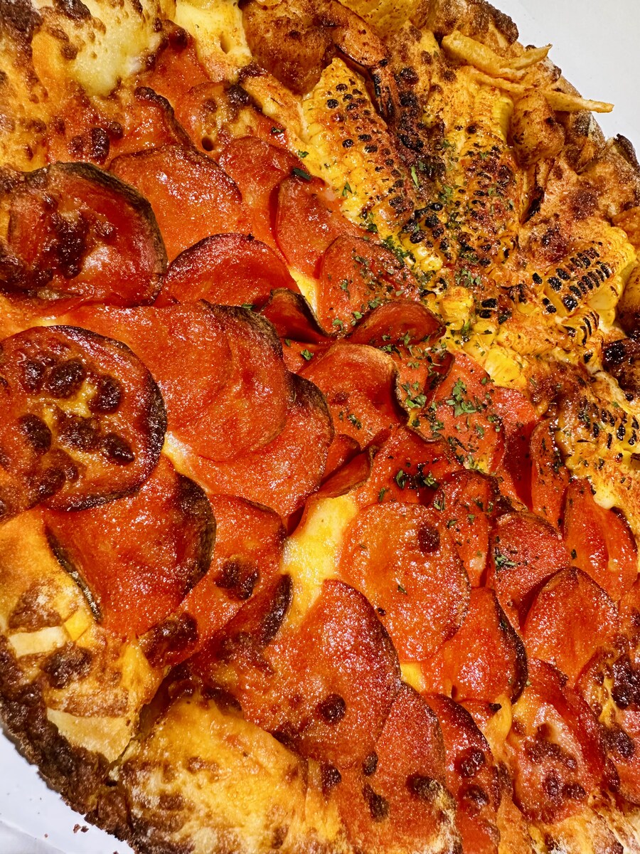 노모어피자 - 옥수수새우, 더블 페퍼로니_2.jpg