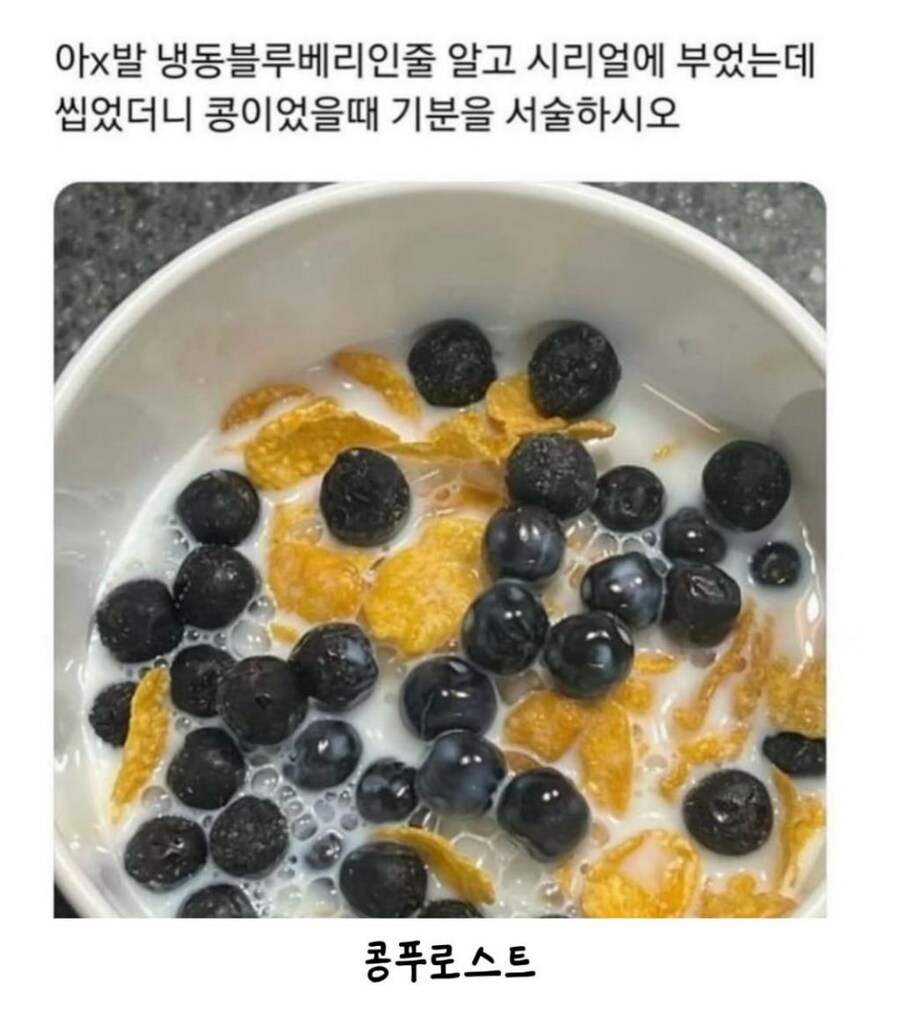블루베리인줄 알고 우유에 부었는데_1.jpg