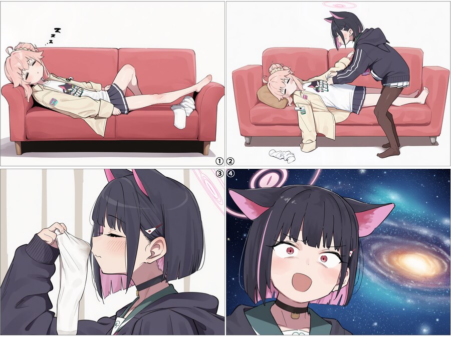 블루아카, ai) 나츠 냄새 맡는 Manhwa_1.png