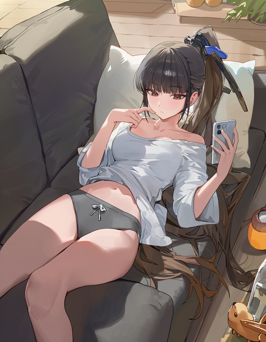 휴일을 즐기는 이브 팬아트_1.jpg