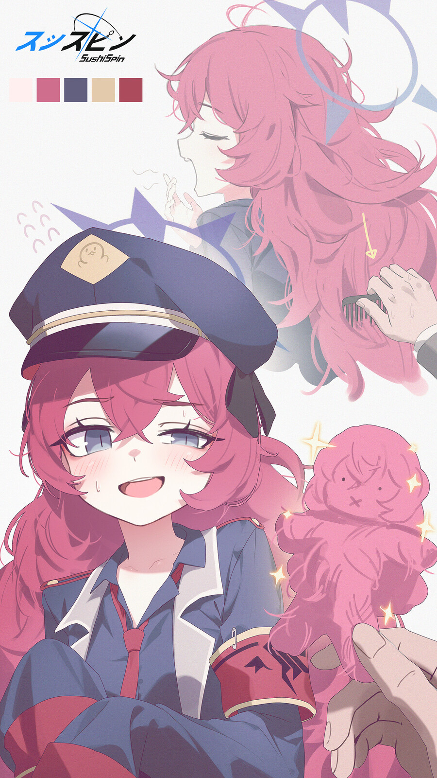 블루아카)이로하 머리카락으로 인형만들기_1.jpg