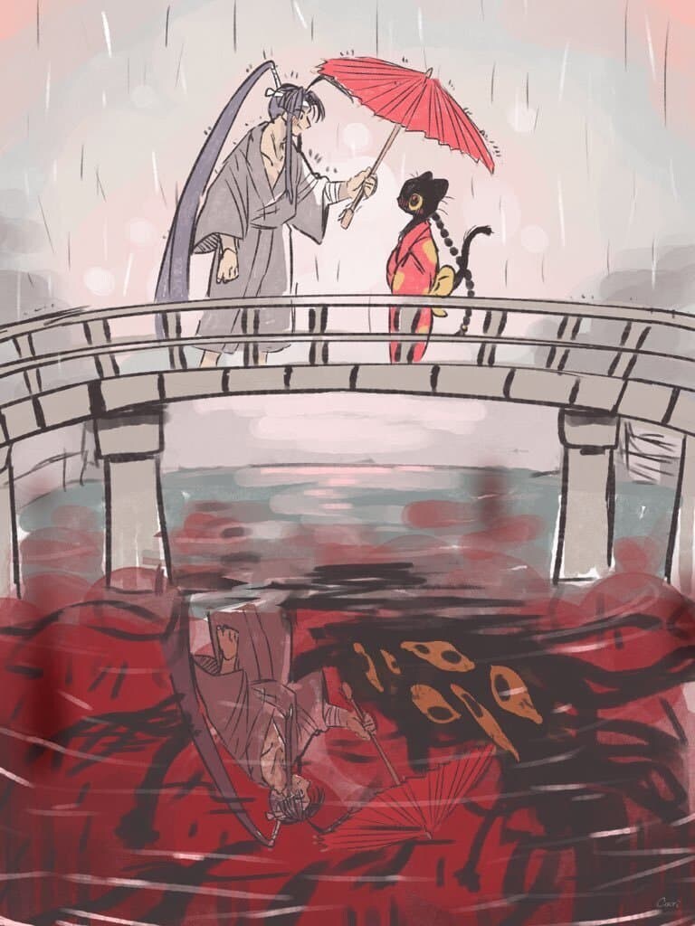 호러,귀여움)고양이가 용서하지않는 만화_1.jpg