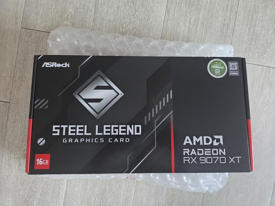이번에 알리발 ASRock 9070xt 스틸레전드 구매했어요_2.jpg