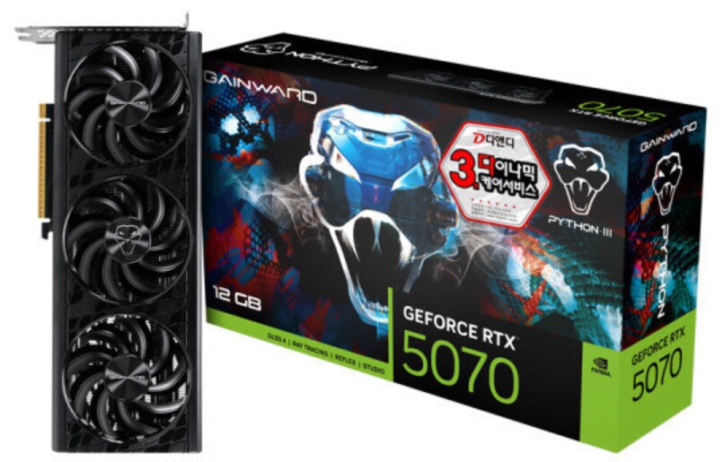 [지마켓] 게인워드 RTX 5070 파이썬 12gb / 787,970원_1.png