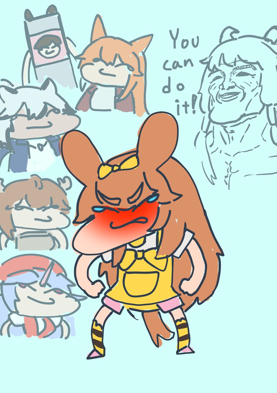 트릭컬) 정신이 나가버린 리온과 내면의 적들을 상기하는 버터_2.png