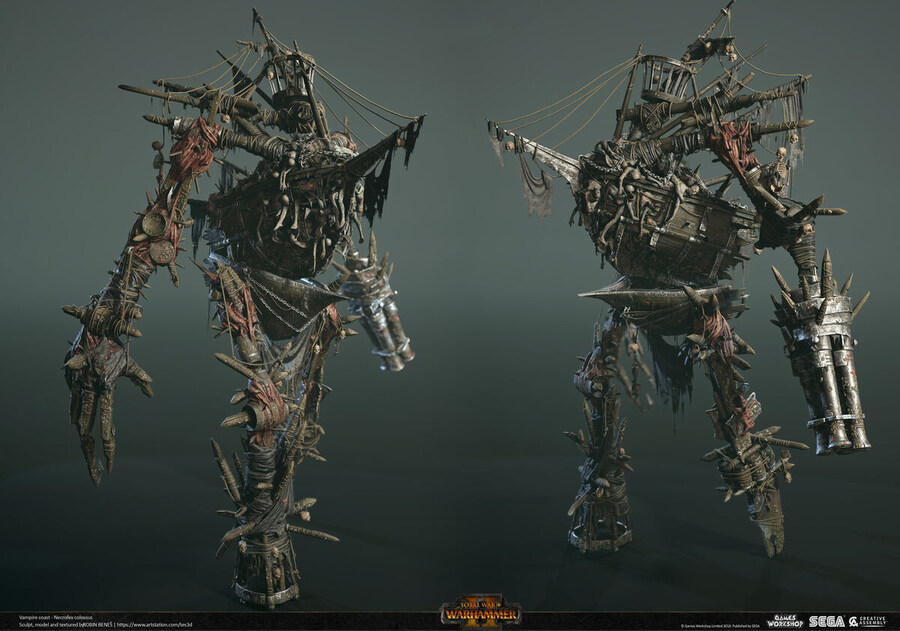 어째선지 건담 이라는 별명이 붙은 워해머 토탈워 유닛.GIF_1.jpg